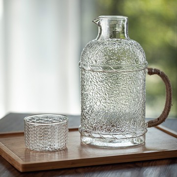 玻璃耐高溫家用涼水壺涼茶壺扎壺防爆開水瓶創意冷水壺裝水大容量