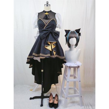 木馬城堡  碧藍航線柴郡貓cos新年音樂會禮服 cosplay動漫服裝