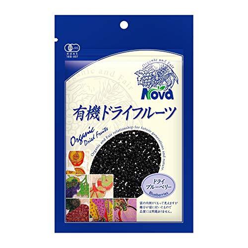 送料無料 NOVA 有機ドライブルーベリー 60g