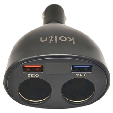 Kolin 歌林 車用點菸擴充器 KEX-DLCA18 122 x 72 x 45mm 81g  1個  4孔