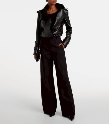 Norma Kamali Faux leather bodysuit