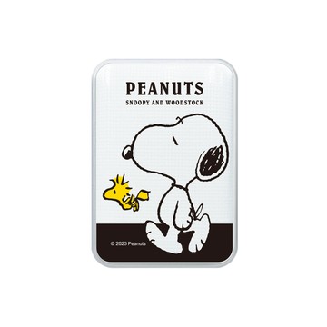 SNOOPY 小格紋 12000series Type-C雙向快充行動電源-經典散步