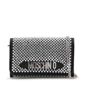 Moschino - Black Canvas Crossbody Bag