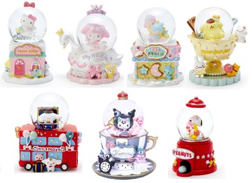 大賀屋 日貨 kitty 美樂蒂 雙子星 布丁狗 大耳狗 酷洛米 史努比 雪球 聖誕 裝飾品 L00011687