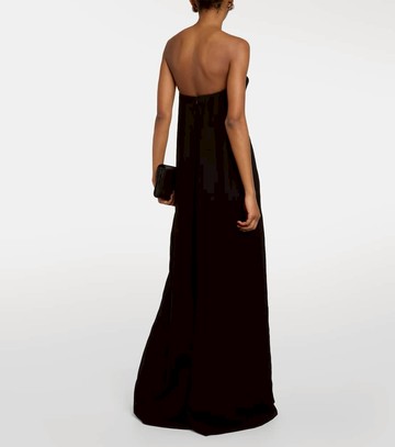 Mônot Strapless crêpe wide-leg jumpsuit