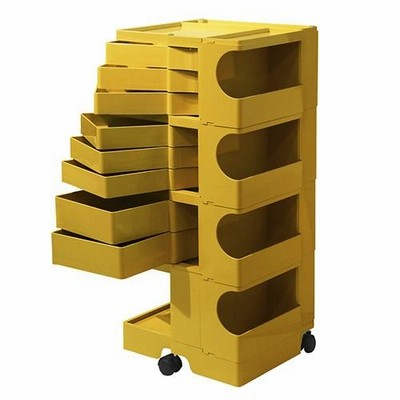 (予約注文)B-LINE（ビーライン）収納ワゴン  BOBY WAGON（ボビーワゴン） 4段8トレイ / ハニー