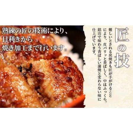 ふるさと納税 蒲焼き 国産 備長炭手焼き 和匠うなぎの蒲焼き 2尾セット (たれ・山椒付き) 宮崎県宮崎市