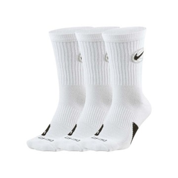 NIKE 中筒籃球襪-3入-DRI-FIT 襪子 運動 訓練 DA2123-100 白灰黑