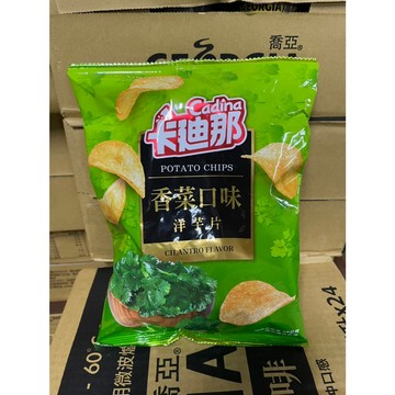 ~省錢叔叔二館~聯華食品 卡迪那 洋芋片 香菜口味 雷夢香菜 52g 袋裝 39元包 薯片 零食 餅乾