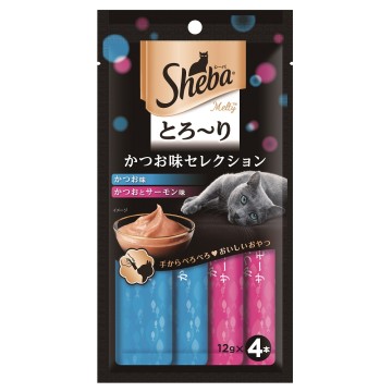 SHEBA 誘惑泥 鰹魚+鰹魚及鮭魚口味 48g