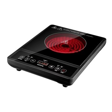 【KINYO】萬用不挑鍋電陶爐(ECH-6620) 電磁爐 觸控 防水抗油 定時 適用各鍋類 高效散熱