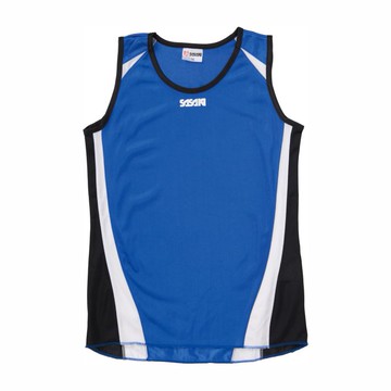 《Sasaki》(女)排汗速乾專業田徑背心(正式徑賽專用)(寶藍/白/黑)/889016