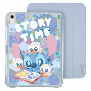 迪士尼 史迪奇  iPad Air 11/pro13可拆式防摔透明筆槽摺套ipad