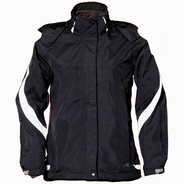 LV3170 女防水透濕兩件式保暖外套(黑)