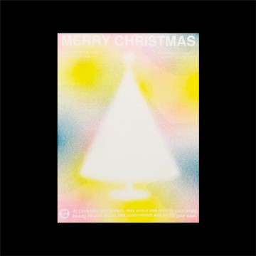 Riso Museum 聖誕卡 聖誕樹 - 朦朧