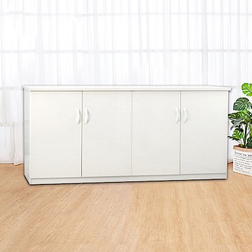 Boden-5.5尺四門防水塑鋼收納櫃/置物櫃(四色可選)-164x43x81cm