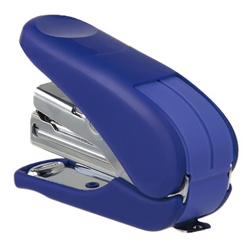 PLUS 普樂士 輕鬆訂迷你機 ST-010AH 藍色  No.10號針專用 附針1000支  省力50% 手掌大小 適合女性使用  1個