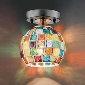 馬賽克手工玻璃吸頂燈 F85-09-K3998