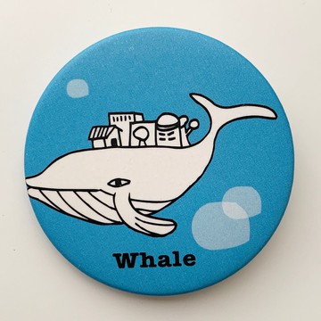 胸章海洋系列- 賣房子的鯨魚 | MonkeyCookie