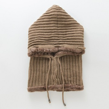 【巴黎精品】現貨+預購 針織毛帽-條紋編織護耳加絨男女帽子聖誕節情人節生日交換禮物6色p1ab54