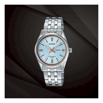 CASIO Waterproof Light Blue Analog