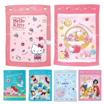 小禮堂 毛巾毯 85x115cm (角色款) 玩具總動員 小美人魚 小飛象 公主 三麗鷗