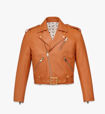 Cropped Rider Jacket in Lamb Leather