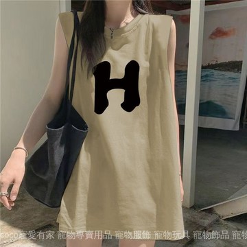 免運 台灣出貨 【店铺热销】美式夏季潮流小众外穿美式无袖T恤女宽松中长款背心女坎肩上衣服限時下殺