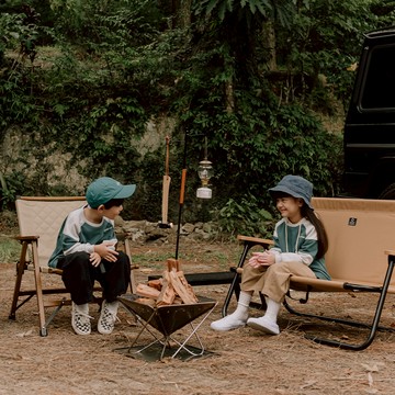 童裝 親子系列Challenge撞色拼接上衣 S/M/L