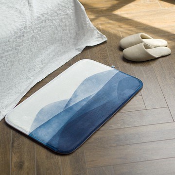 台灣發貨青山 復古中式浴室門口防滑腳踏墊地毯地墊 交換禮物聖誕