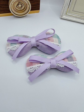 【紳士的品格-浪漫】澎澎蝴蝶結髮夾 手作髮夾  親子款 手作髮飾