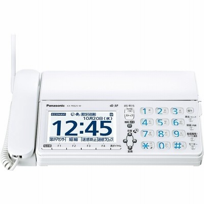 パナソニック おたっくす 見てから印刷 FAX電話機 KX-PD625