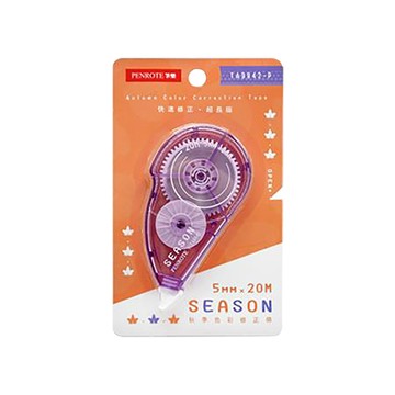 筆樂PENROTE Season季節超長修正帶/TA9942-P/紫/5mmx20M