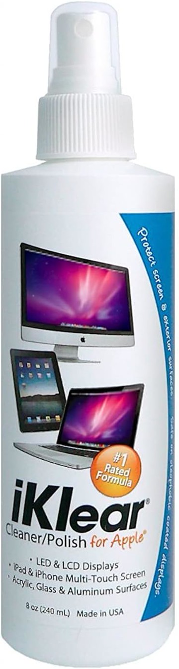 [5美國直購] iKlear iK-8 美國製 無酒精清潔噴霧 240ml 8oz 適蘋果 Apple Macbook iPad iPhone