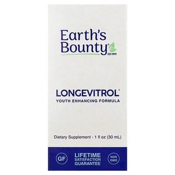 Earth's Bounty, Longevitrol®，年輕優化配方，1 液量盎司（30 毫升）