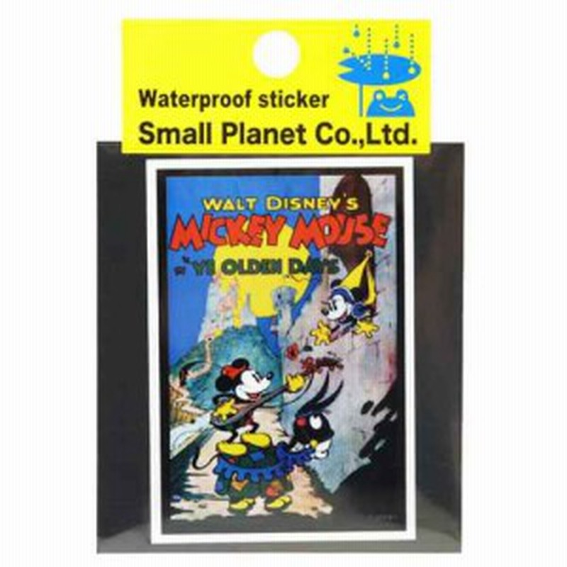 ミッキー ミニー クラシックポスター 防水ステッカー ディズニーキャラクターグッズ メール便可 通販 Lineポイント最大1 0 Get Lineショッピング