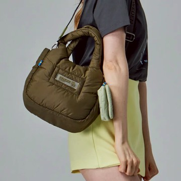 【MOZ瑞典駝鹿】Light 空氣 雲朵包(墨綠)中