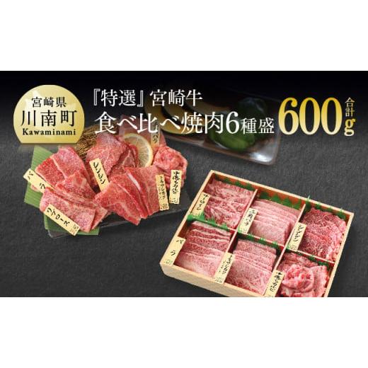 ふるさと納税 宮崎県 川南町 宮崎牛6種盛 焼肉食べ比べセット 肉 牛 牛肉 宮崎牛