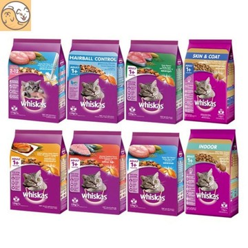 【快速出貨】【Whiskas偉嘉貓乾糧】貓飼料/貓主食  小包裝(1.1kg/1.2kg/袋) 多口味 貓咪乾糧