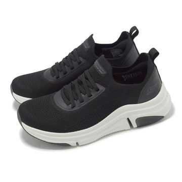 [ACS] Skechers 健走鞋 Bobs Sparrow Flex-Instant Clout 女鞋 黑 套入式 休閒 厚底 117580BLK