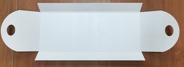 【零售量】船盒："蓋式"奶凍捲盒專用(短邊有洞)/ 50個