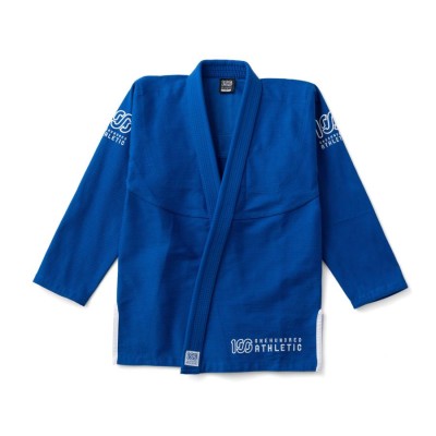 柔術 JIU-JITSU 】 100A BJJ KIMONO *BLUE ／ ワンハンドレッド