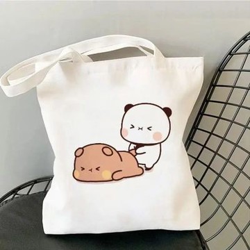 布布學生帆布包 一二布布包包 一二布布補習袋 可愛包包 卡通帆布包 輕便包包 大容量包包 學生單肩包 手提袋