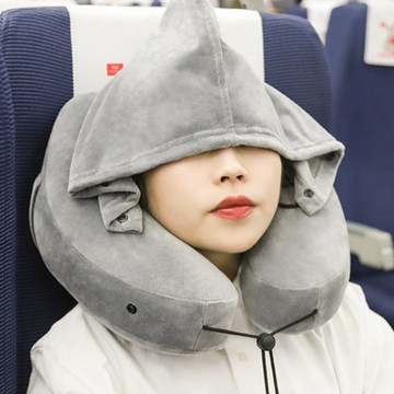 台灣現貨❗❗接急單❗❗飛機頸枕 吹氣頸枕 H型頸枕 旅行枕 連帽頸枕 午睡枕 趴睡枕 車用頸枕 水晶絨頸枕 護頸枕 充氣