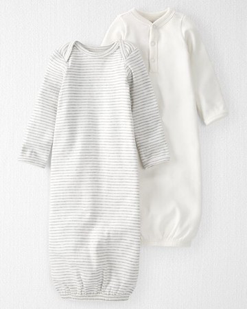 Baby 2-Pack Organic Cotton Nightgowns