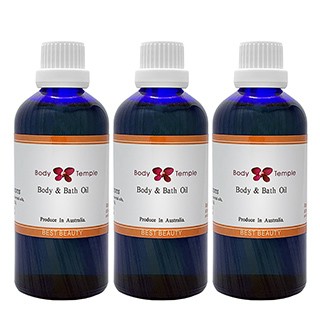Body Temple 頂級纖體按摩&泡澡芳療精油100mlx3