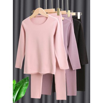 兒童睡衣秋冬純棉家居服套裝冬季中大童秋衣秋褲無痕無骨保暖內衣