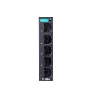 MOXA EDS-2005-EL-T / 金屬外殼 5 埠入門級非網管 Ethernet 交換器