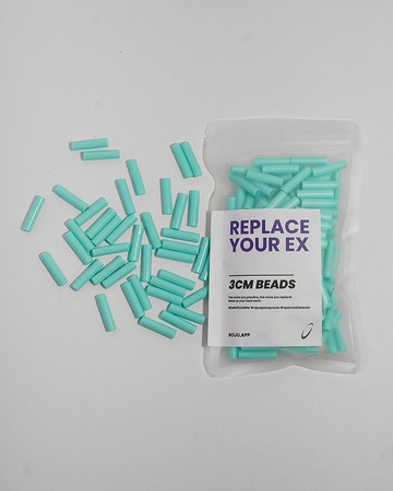 【RYE】跳繩 節拍珠 拍子珠 3cm (輕拍-湖水藍)