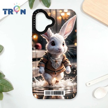 TRON IPhone 16 PLUS 湖面上的動物們 防摔太空載具殼 透黑 軟硬 手機殼